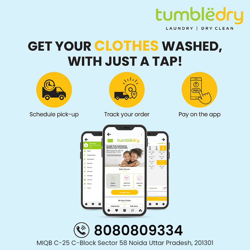 Tumbledry - Best Laundry & Dry Cleaning Services in India